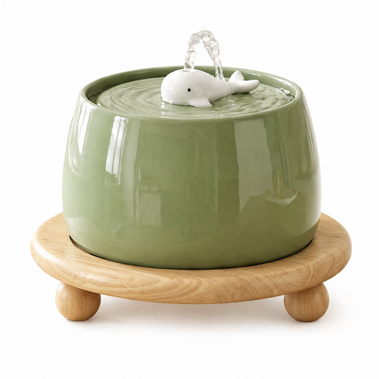Fontaine à eau chat céramique 1,3 L | Le Socle