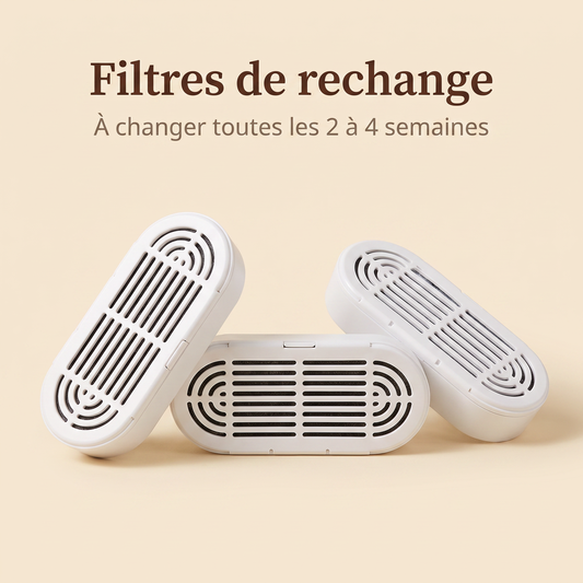 Filtres de rechange pour la fontaine à eau chat en inox 3 L Le Puits