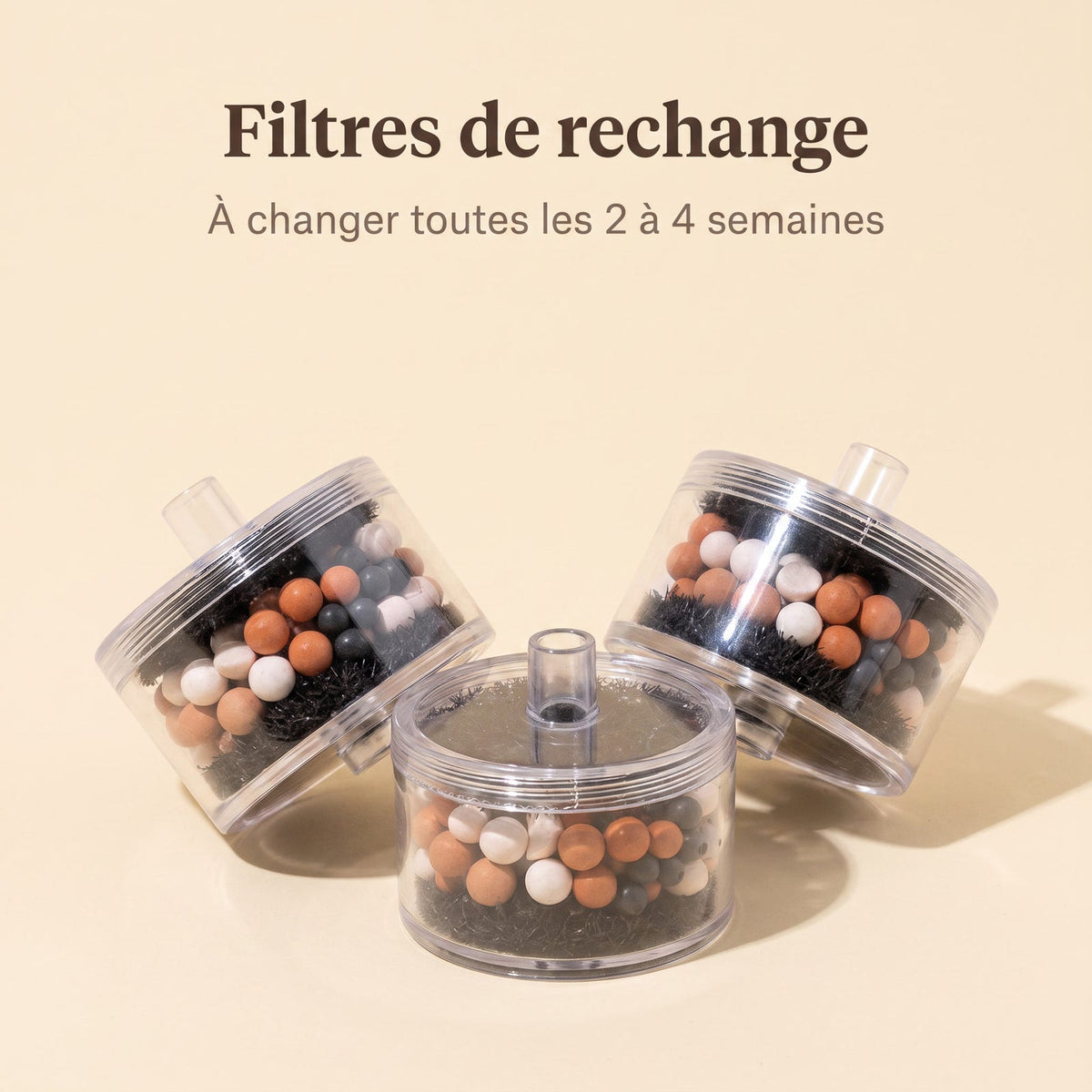 Filtres de rechange pour la fontaine à eau chat en céramique noire La Coupe